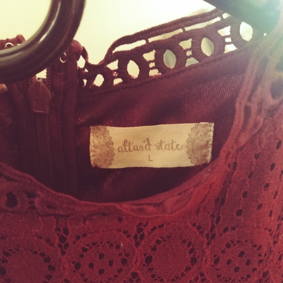 Altar'd State lace zipper back dress - Picture 4 of 7